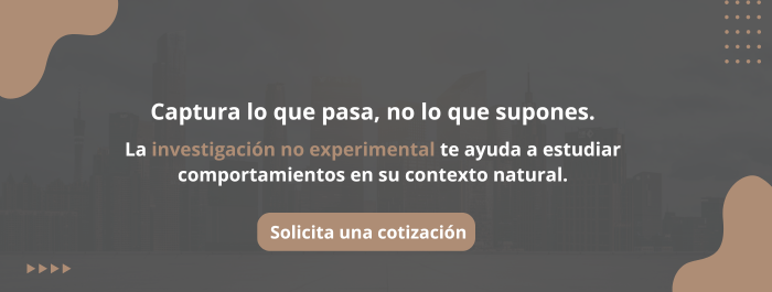 Banner Investigación No Experimental
