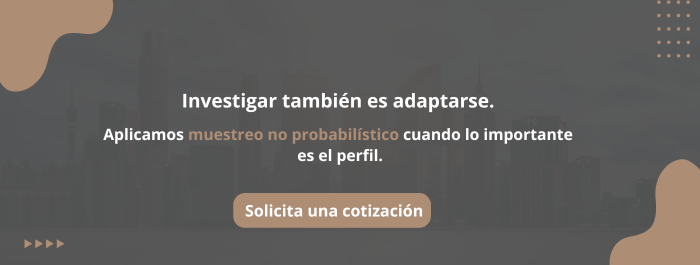 Banner Muestreo no probabilístico