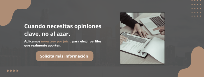 Banner Muestreo por juicio
