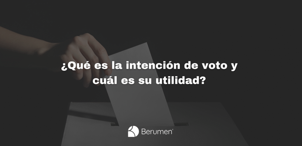 ¿Qué es la intención de voto y cómo se mide en encuestas electorales?