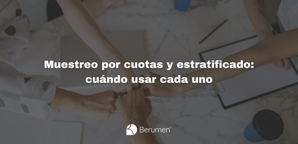 Muestreo por cuotas vs muestreo estratificado: ¿en qué se distinguen?